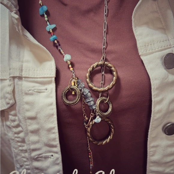 Alquimia Turquoise and Bronze Necklace - Picture 2 of 4